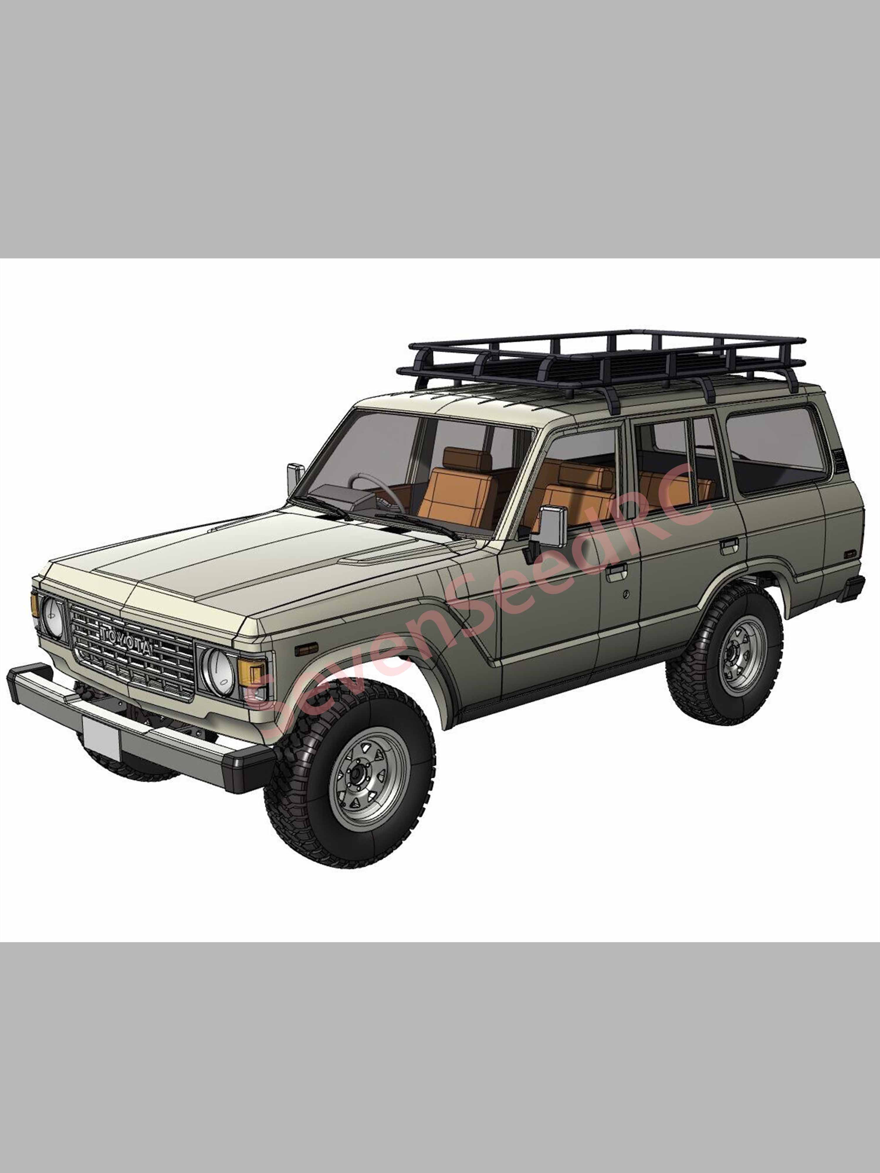 Rc Hobby Plus - 3d Printed RC Toyota Land Cruiser