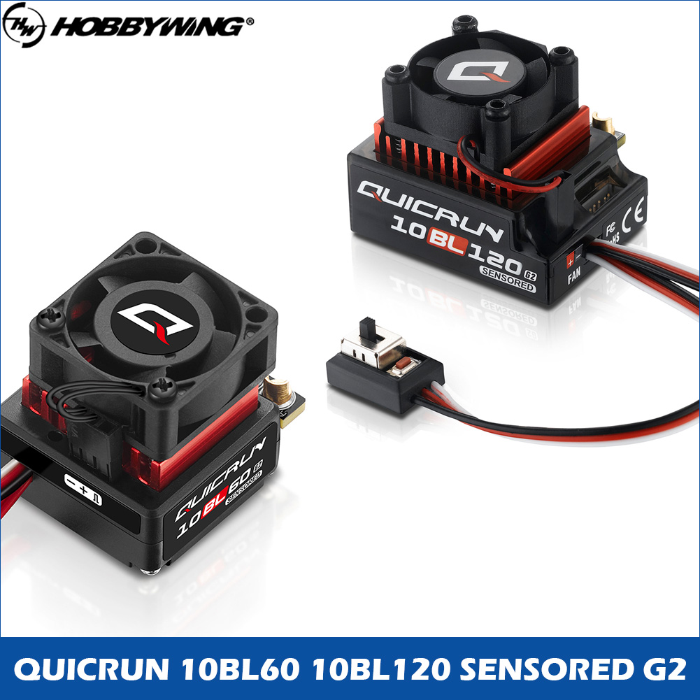 Rc Hobby Grade Plane - Hobbywing QUICRUN Sensored 10BL120 G2 120A
