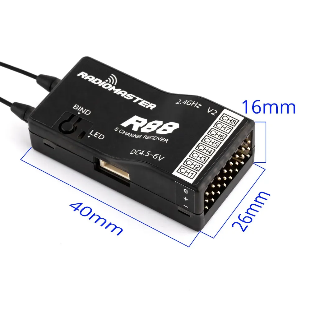 RadioMaster R88 V2.0 8ch SFHSS - Receiver Sbus 8Ch 리뷰 및 가격