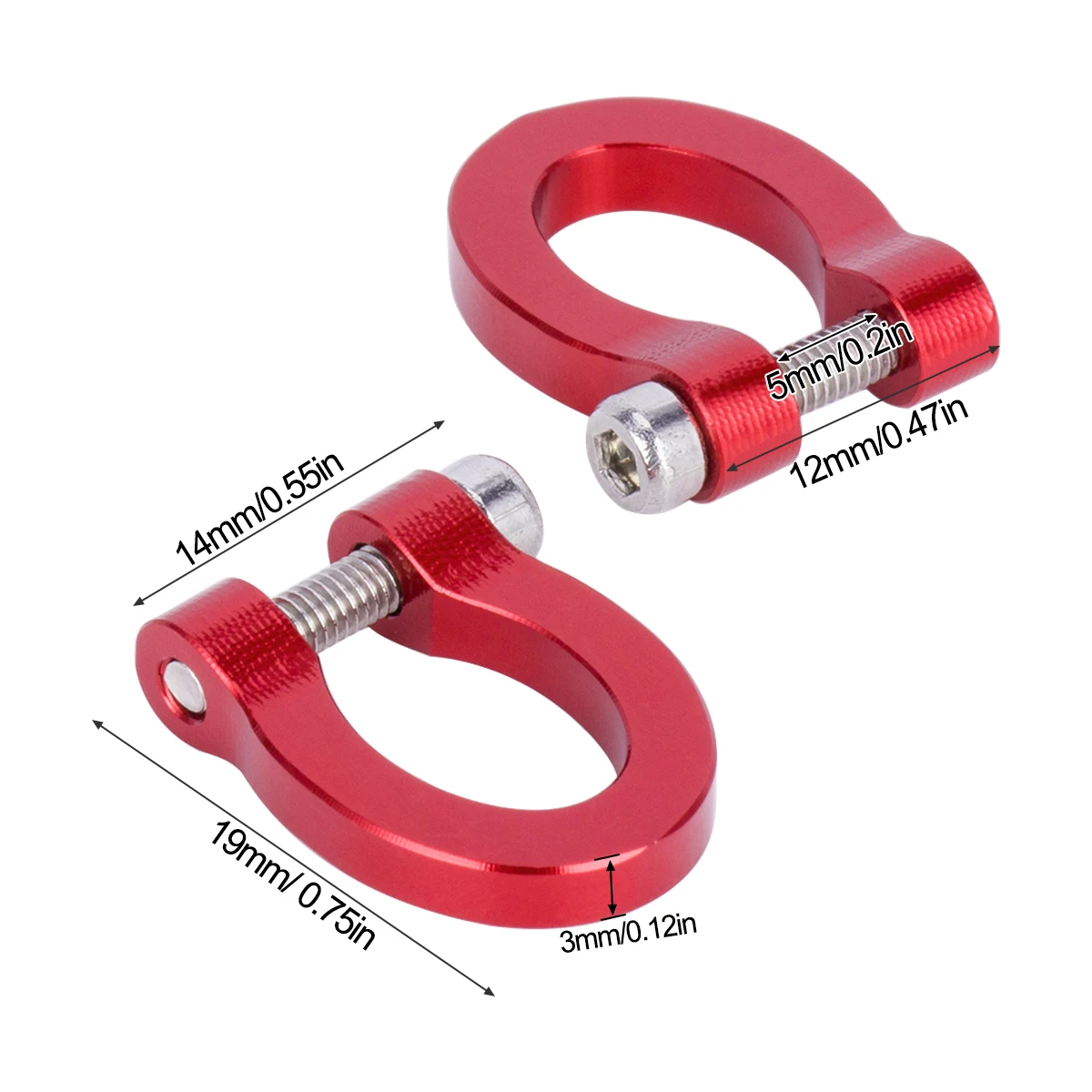 CNC Aluminum Bumper D-ring Tow - Hobby Rc Van 리뷰 및 가격