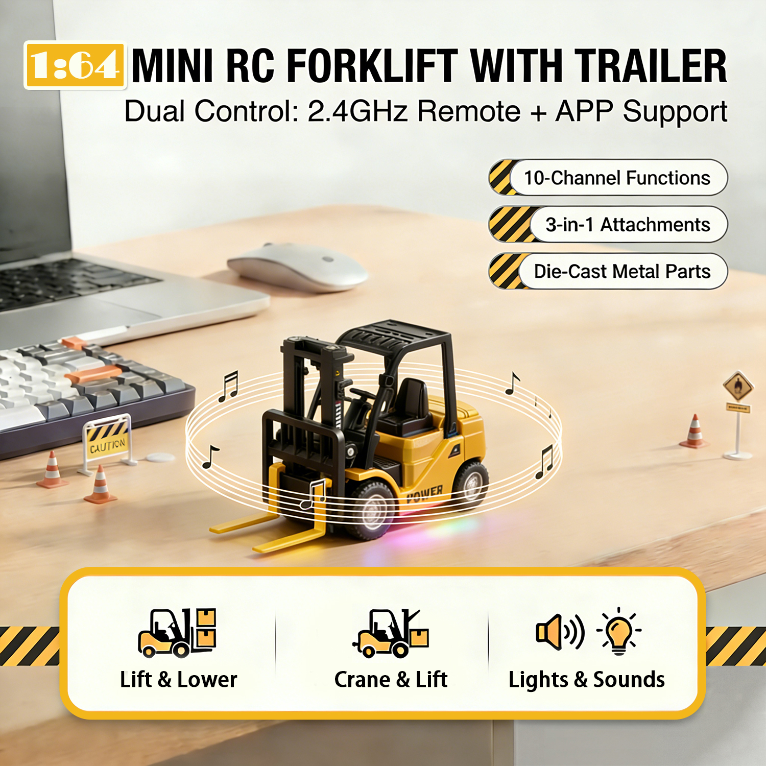 1/64 RC Forklift Toy,Mini Fork - Hobby Rc Van 리뷰 및 가격