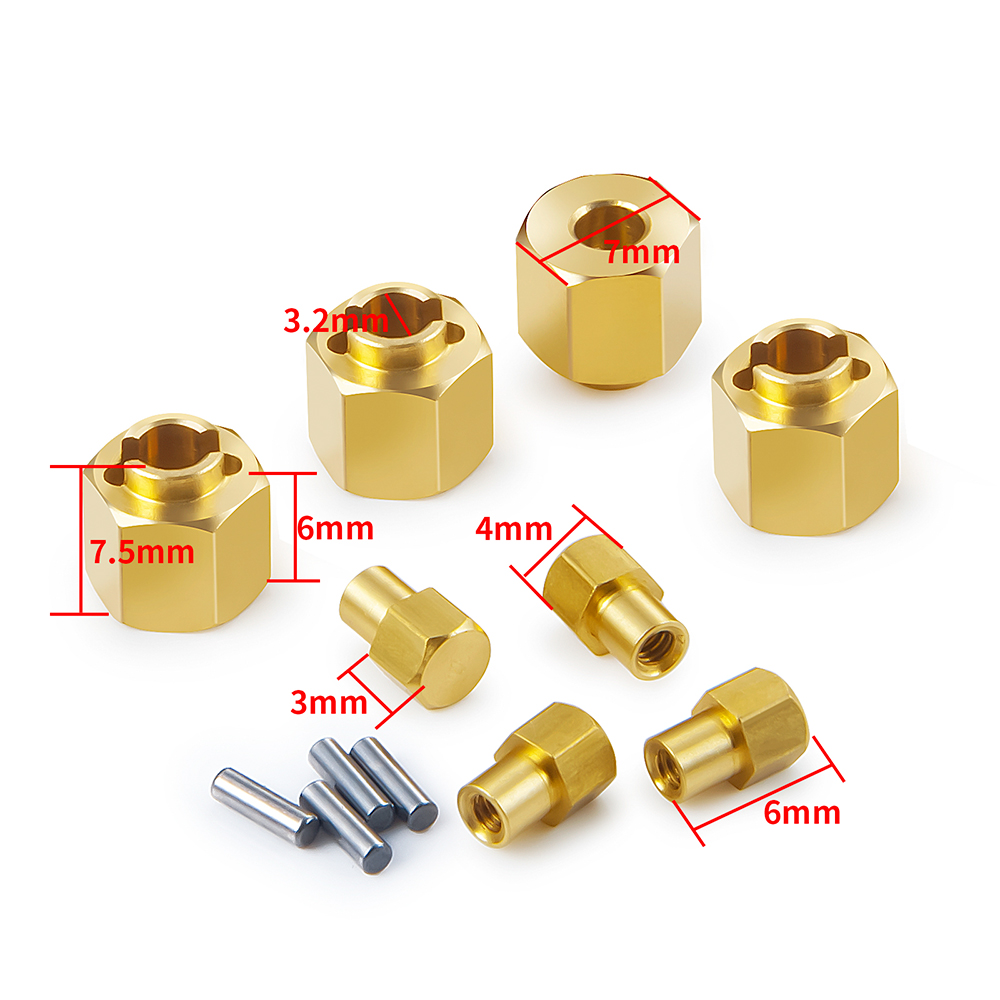 AXSPEED 4PCS Brass Wheel Hex A - Wheel Hex Adapter 리뷰 및 가격