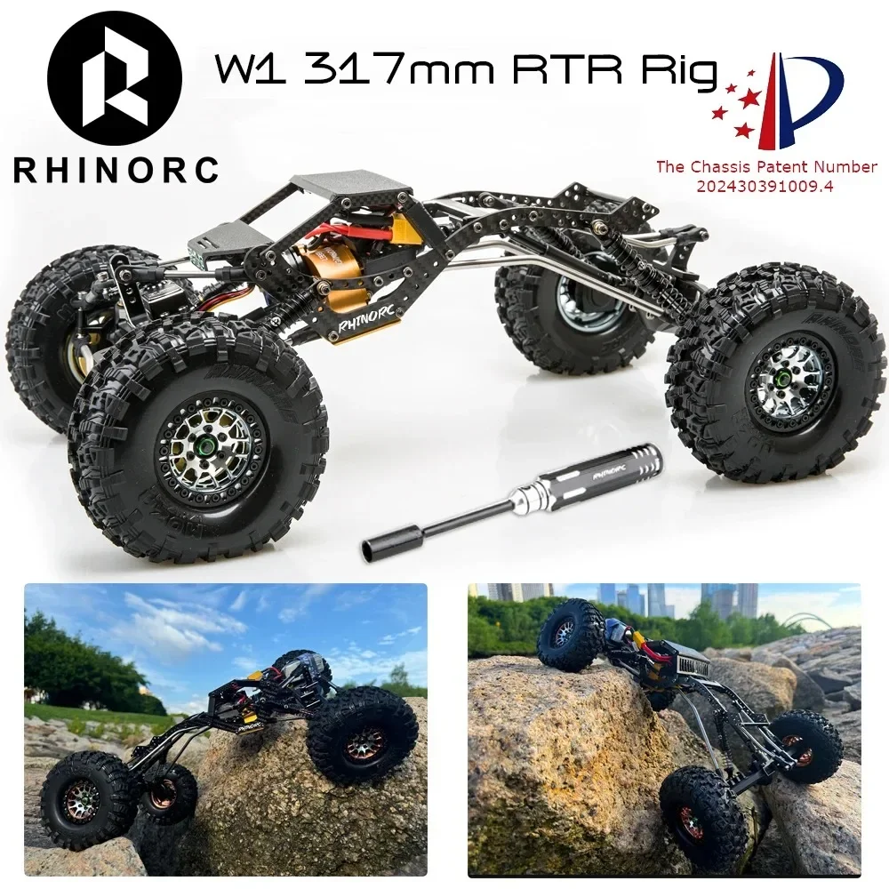 RhinoRC W1 Chassis 317mm 1/10  - Rc Hobby Plus 리뷰 및 가격