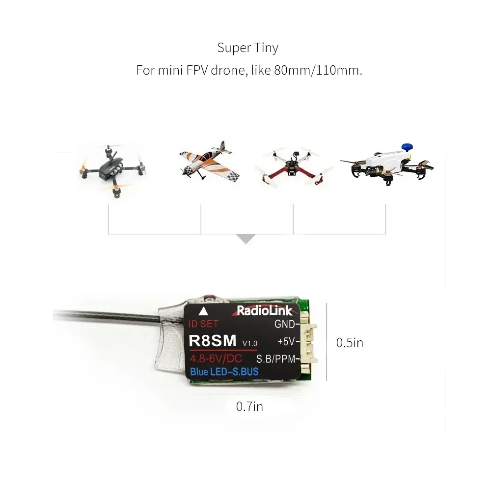 Radiolink R8SM 8-Channel 2.4G  - Receiver Sbus 8Ch 리뷰 및 가격