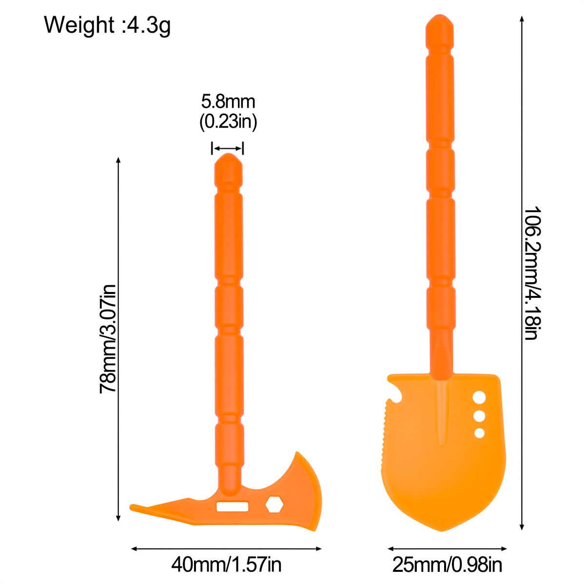 Simulated Plastic Shovel Picka - Rc Crawler 4X4 리뷰 및 가격
