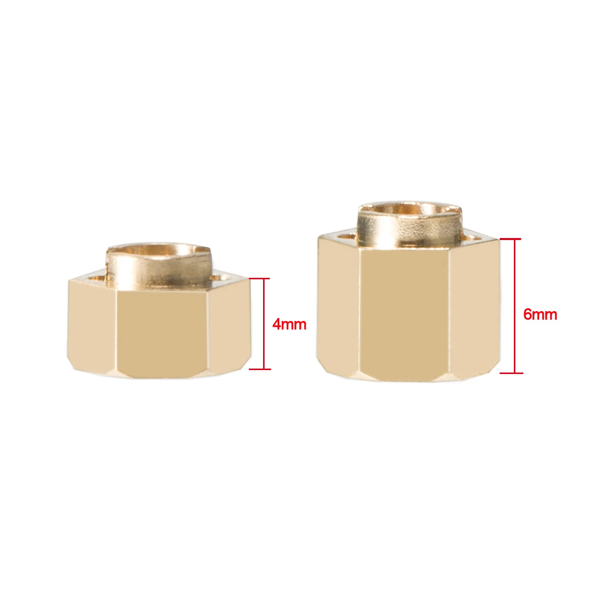 4Pcs Brass TRX4M Hex Wheels Ex - Wheel Hex Adapter 리뷰 및 가격