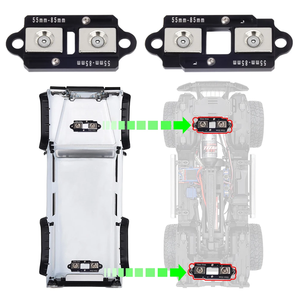 4PCS 55-85mm Adjustable Magnet - Rc Crawler 4X4 리뷰 및 가격