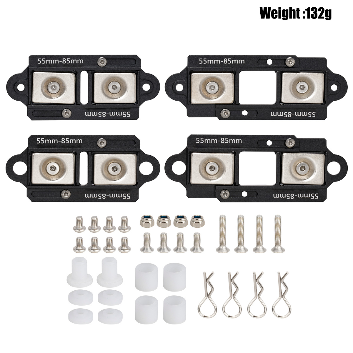 4PCS 55-85mm Adjustable Magnet - Rc Crawler 4X4 리뷰 및 가격