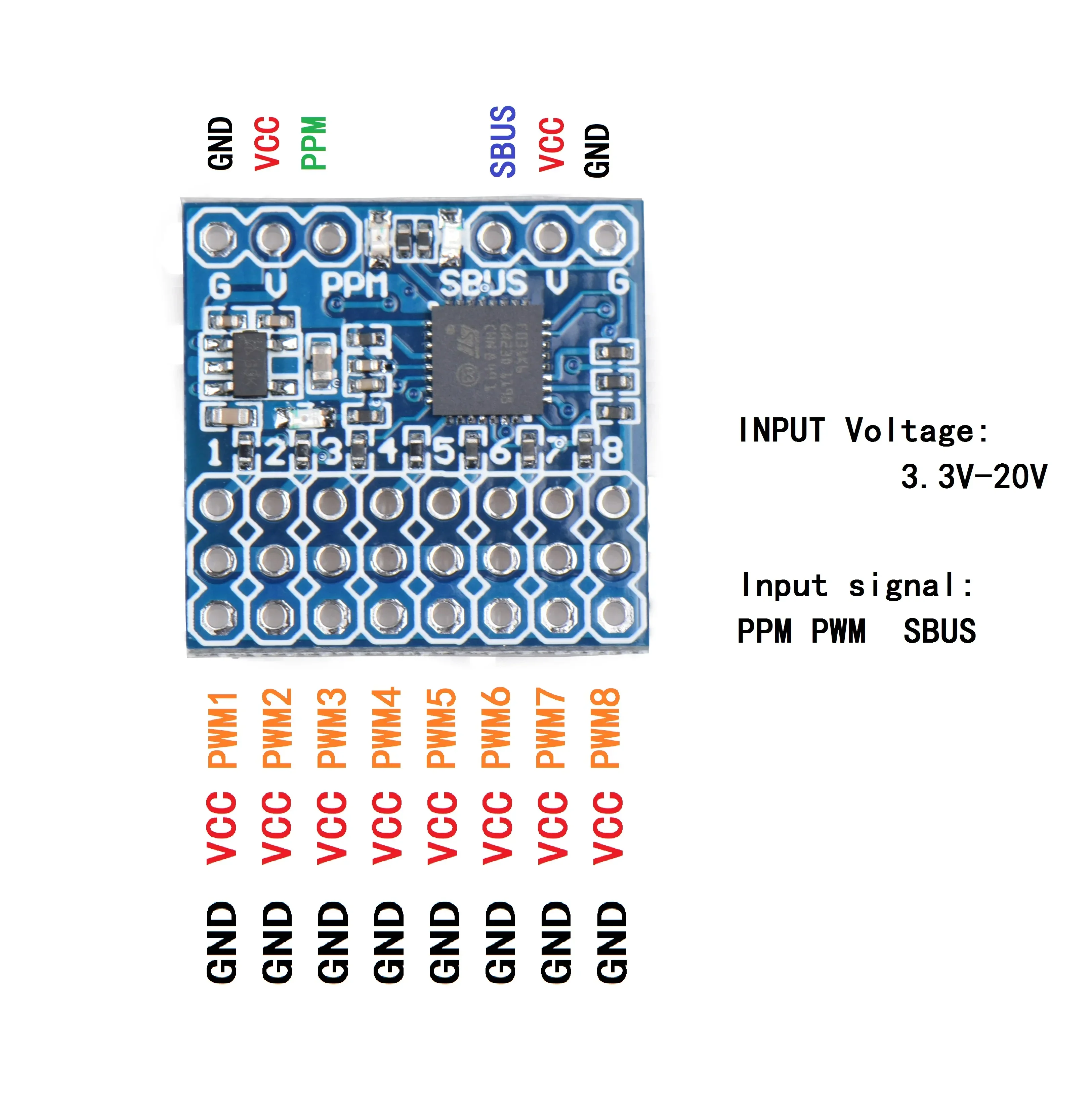 JHEMCU SPP-SBUS 8CH Converter  - Receiver Sbus 8Ch 리뷰 및 가격