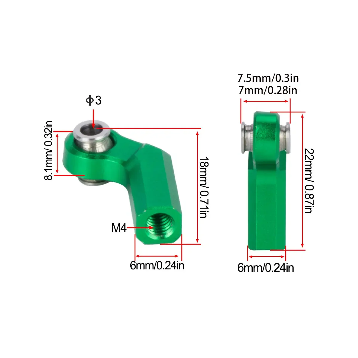 4Pcs M4 Metal Ball Head Holder - Rc Crawler 4X4 리뷰 및 가격