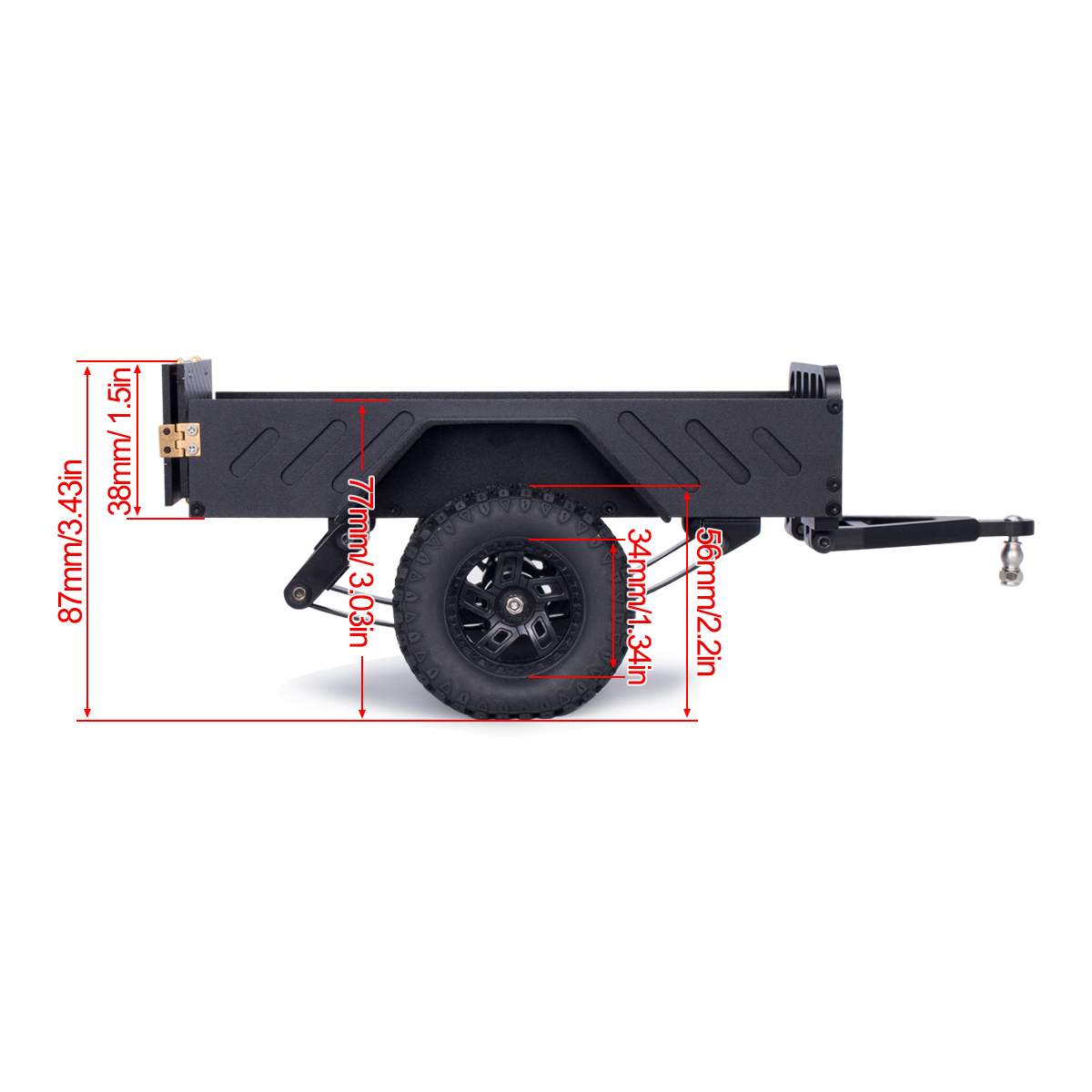 Aluminum Machined Utility Trai - Hobby Rc Van 리뷰 및 가격