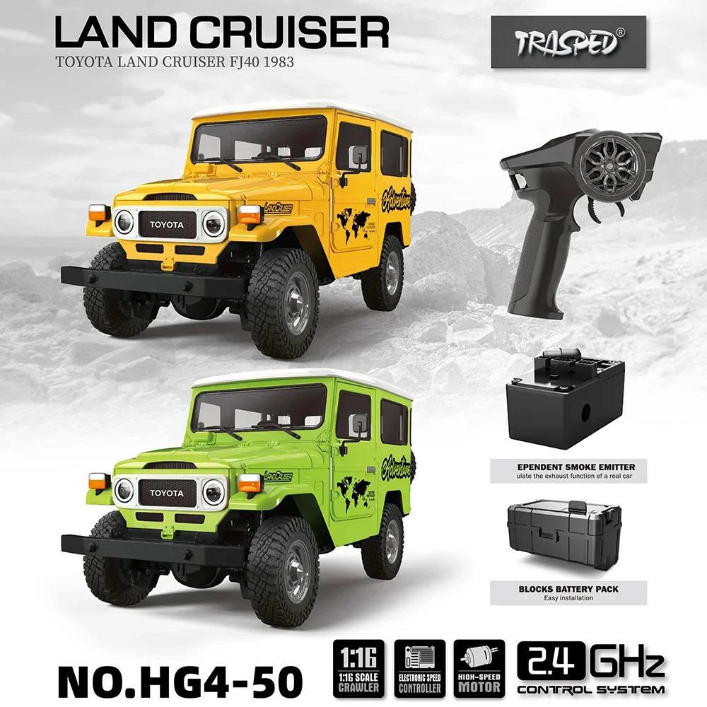 1/16 HG4-50 Toyota FJ40 Remote - Rc Hobby Plus 리뷰 및 가격